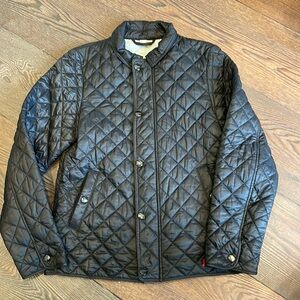 Burberry Kids Black Quilted Jacket Size 12